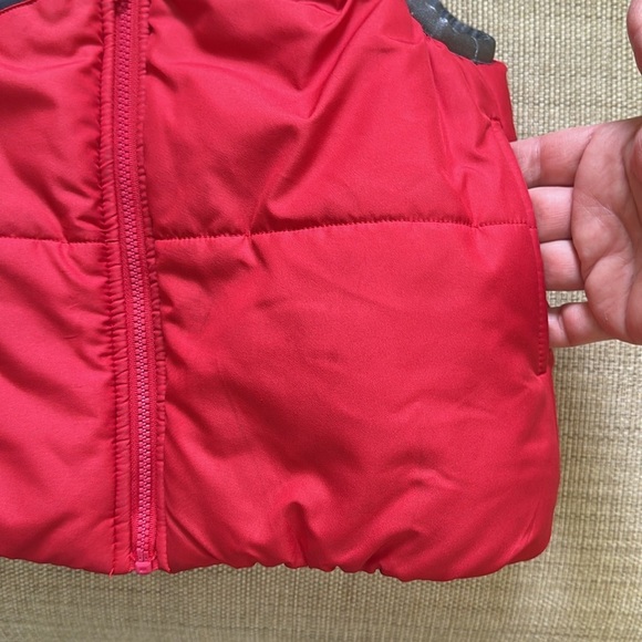 Disney Baby Fleece Lined Zip Up Quilted Vest Mickey Patch Left Chest Flaw - Picture 5 of 11